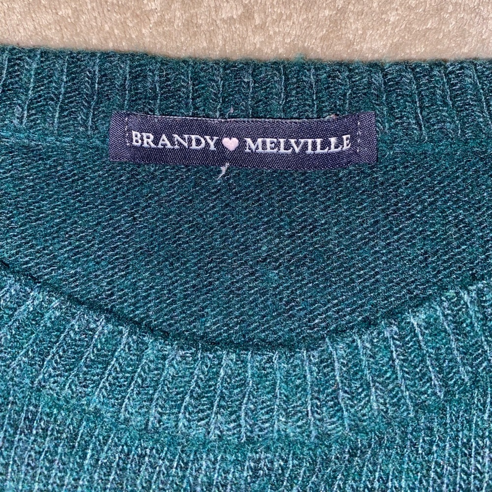 Green brandy Melville cozy sweater - size small